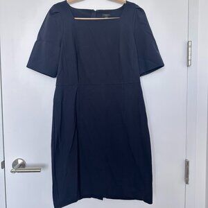 AnnTaylor Navy Work Dress, Size 12P
